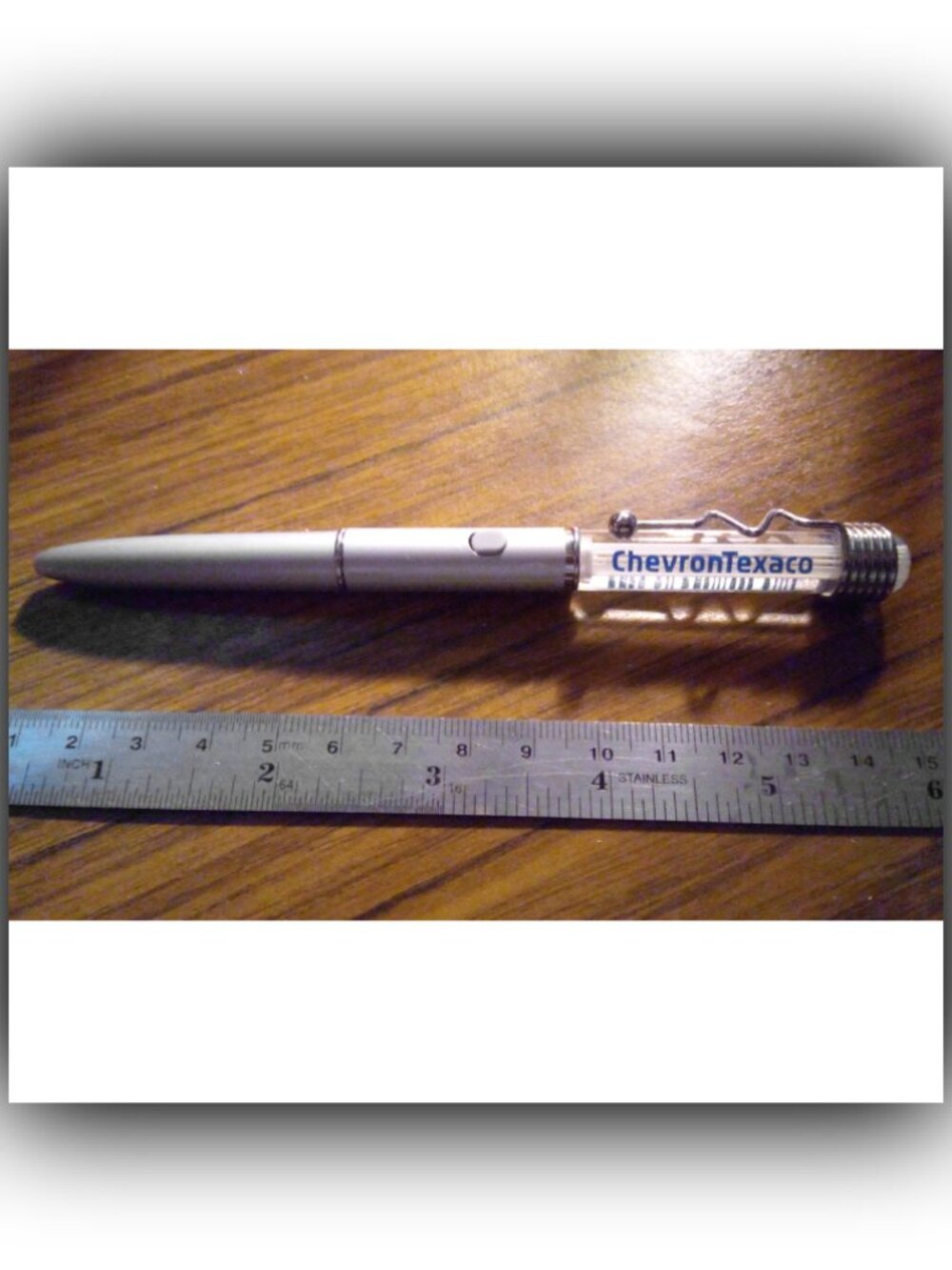 Vintage Chevron Texaco Blinking Light Pen
